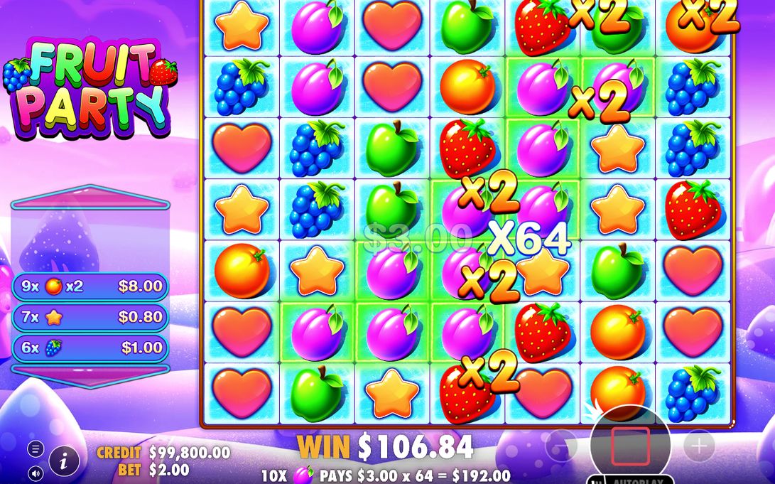 Free Spins showing 2x and 4x Multiplier tiles