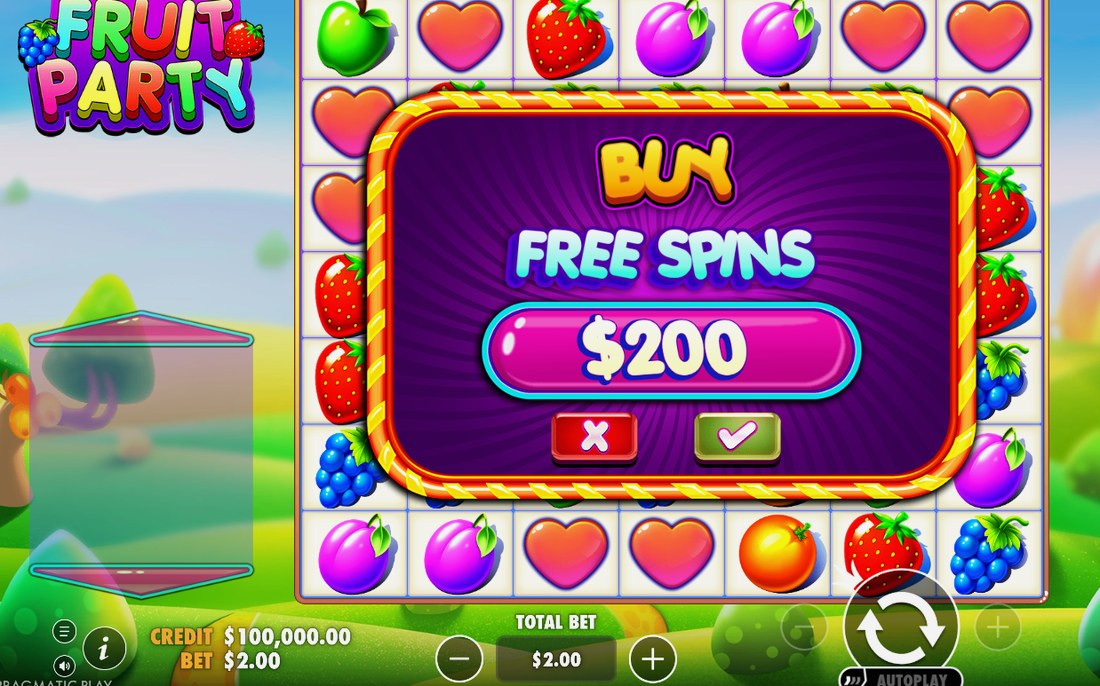 Bonus screen as 3 Scatter symbols trigger Free Spins